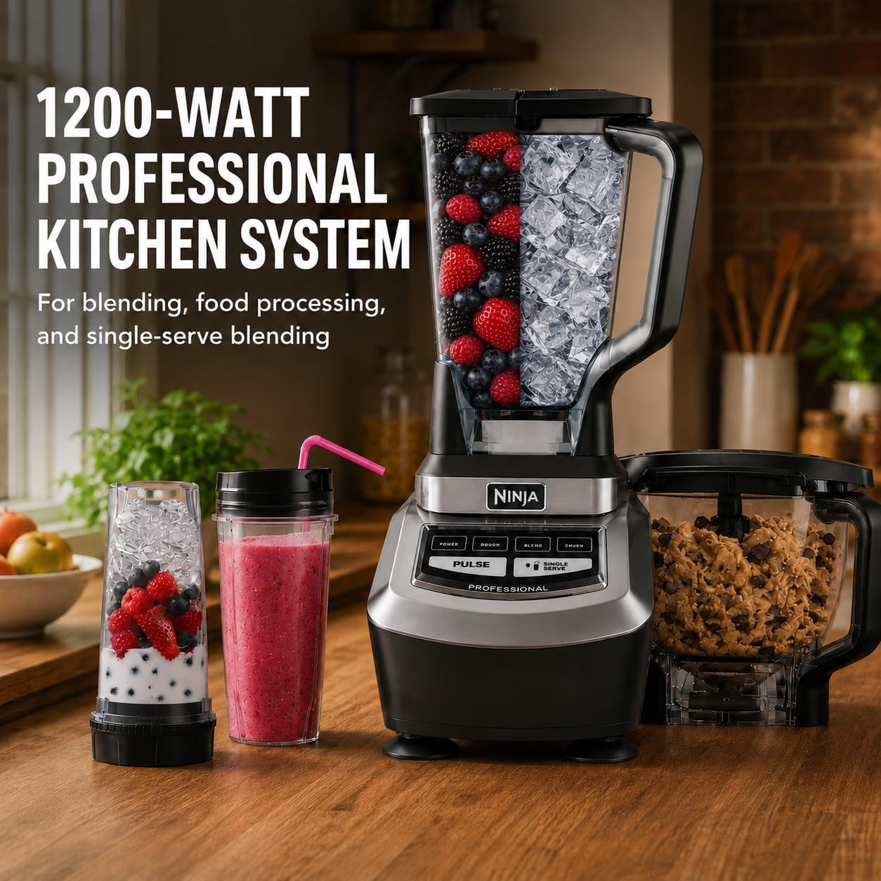 Supra Kitchen System, 72 oz, Blender and Food Processor