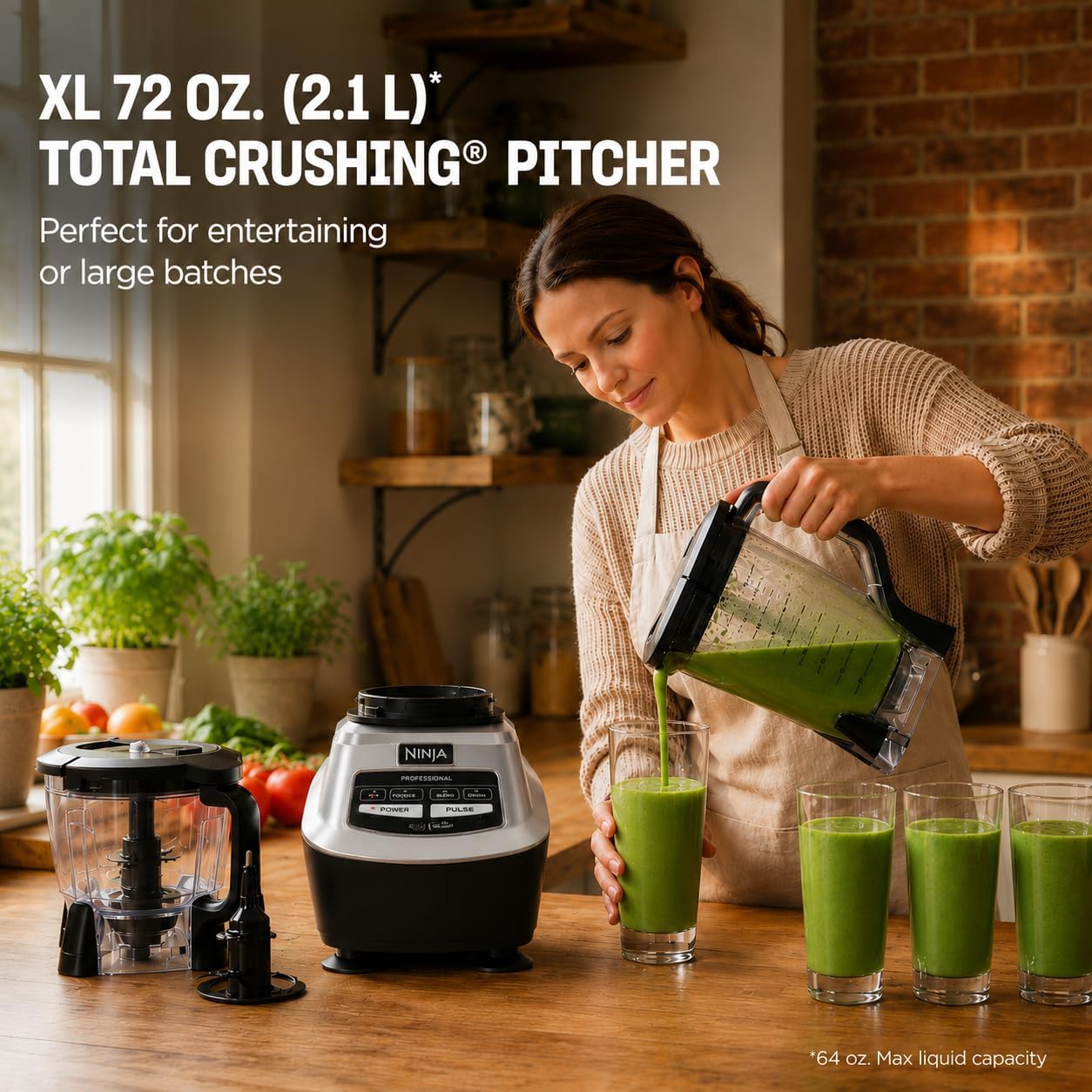 Supra Kitchen System, 72 oz, Blender and Food Processor